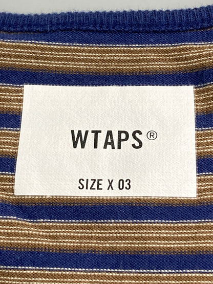 【中古品】【メンズ】 WTAPS ダブルタップス 251ATDT-CSM37 25 S S WTAPS BDY TANK TOP COTTON タンクトップ 142-251005-ks-05-min サイズ：3 カラー：ブルー系 万代Net店