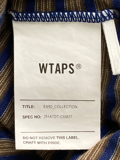 【中古品】【メンズ】 WTAPS ダブルタップス 251ATDT-CSM37 25 S S WTAPS BDY TANK TOP COTTON タンクトップ 142-251005-ks-05-min サイズ：3 カラー：ブルー系 万代Net店