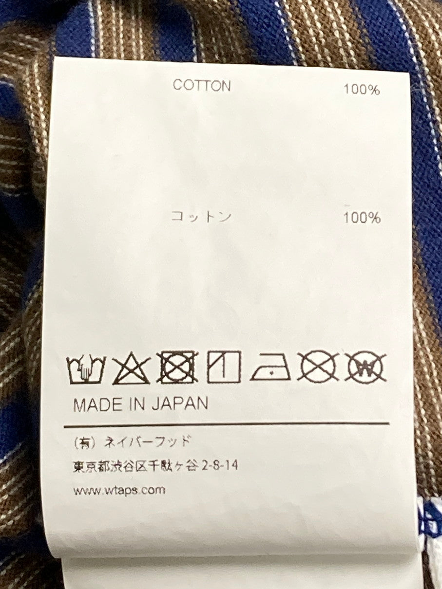 【中古品】【メンズ】 WTAPS ダブルタップス 251ATDT-CSM37 25 S S WTAPS BDY TANK TOP COTTON タンクトップ 142-251005-ks-05-min サイズ：3 カラー：ブルー系 万代Net店