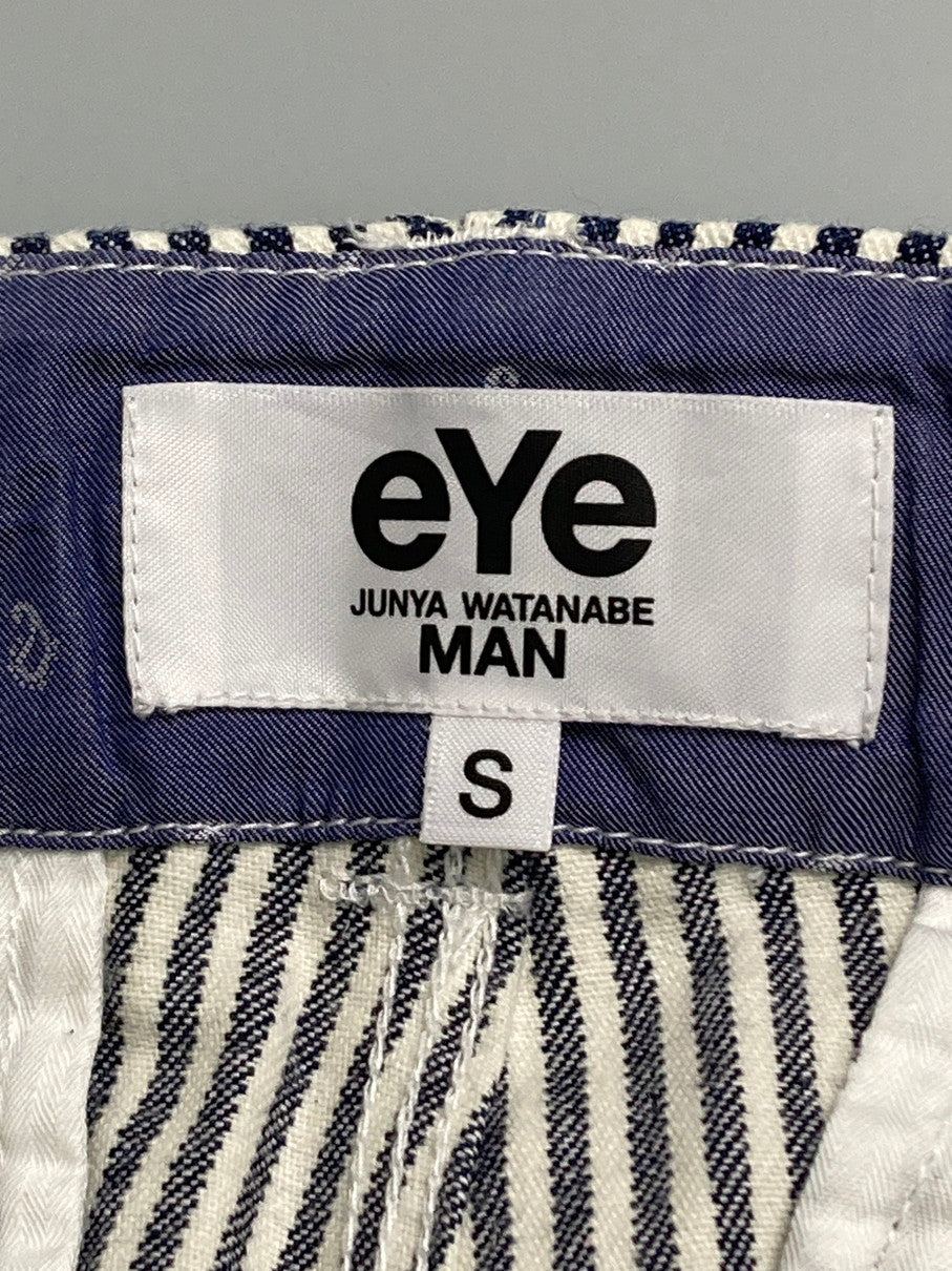 【中古品】【メンズ】 EYE JUNYA WATANABE MAN アイ ジュンヤワタナベマン WO-P906 ×CARHARTT W-NAME HICKORY DENIM PANTS デニムパンツ 151-251005-ks-15-min サイズ：S 万代Net店