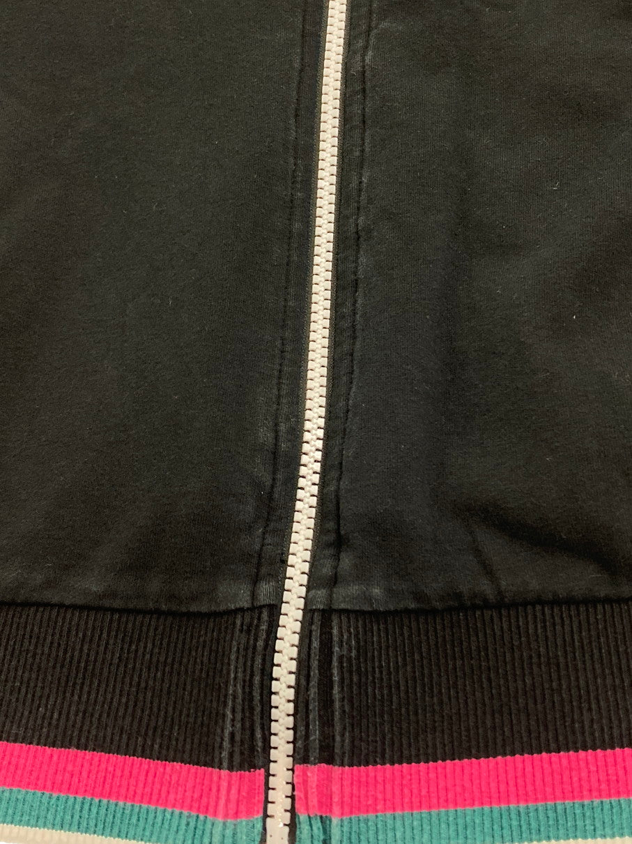 【中古品】【レディース】 Emporio Armani エンポリオ・アルマーニ SPORTS SWEATSHIRT 3HTM41-TJ31Z スポーツスウェットシャツ トップス ジップパーカー フーディー 168-251021-kk-01-min サイズ：XS カラー：ブラック 万代Net店