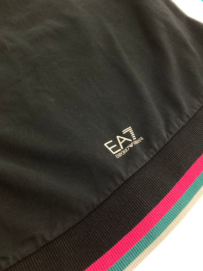 【中古品】【レディース】 Emporio Armani エンポリオ・アルマーニ SPORTS SWEATSHIRT 3HTM41-TJ31Z スポーツスウェットシャツ トップス ジップパーカー フーディー 168-251021-kk-01-min サイズ：XS カラー：ブラック 万代Net店