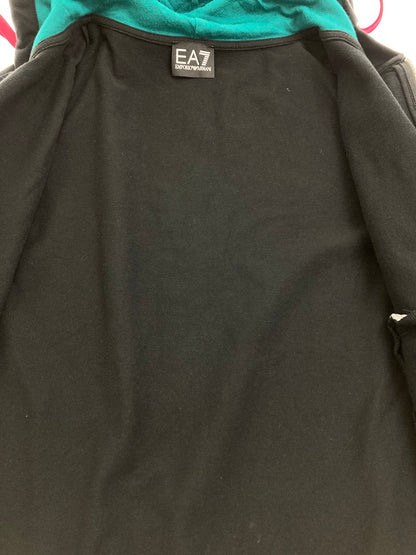 【中古品】【レディース】 Emporio Armani エンポリオ・アルマーニ SPORTS SWEATSHIRT 3HTM41-TJ31Z スポーツスウェットシャツ トップス ジップパーカー フーディー 168-251021-kk-01-min サイズ：XS カラー：ブラック 万代Net店