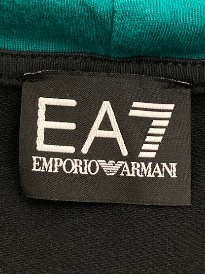 【中古品】【レディース】 Emporio Armani エンポリオ・アルマーニ SPORTS SWEATSHIRT 3HTM41-TJ31Z スポーツスウェットシャツ トップス ジップパーカー フーディー 168-251021-kk-01-min サイズ：XS カラー：ブラック 万代Net店