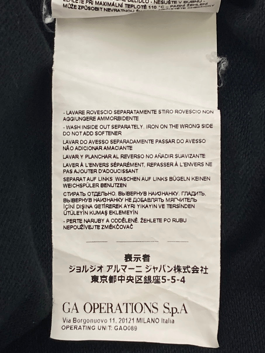 【中古品】【レディース】 Emporio Armani エンポリオ・アルマーニ SPORTS SWEATSHIRT 3HTM41-TJ31Z スポーツスウェットシャツ トップス ジップパーカー フーディー 168-251021-kk-01-min サイズ：XS カラー：ブラック 万代Net店