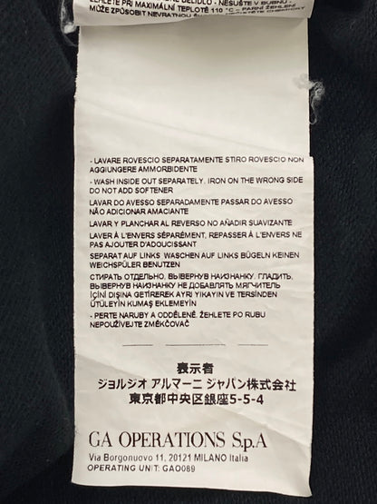 【中古品】【レディース】 Emporio Armani エンポリオ・アルマーニ SPORTS SWEATSHIRT 3HTM41-TJ31Z スポーツスウェットシャツ トップス ジップパーカー フーディー 168-251021-kk-01-min サイズ：XS カラー：ブラック 万代Net店