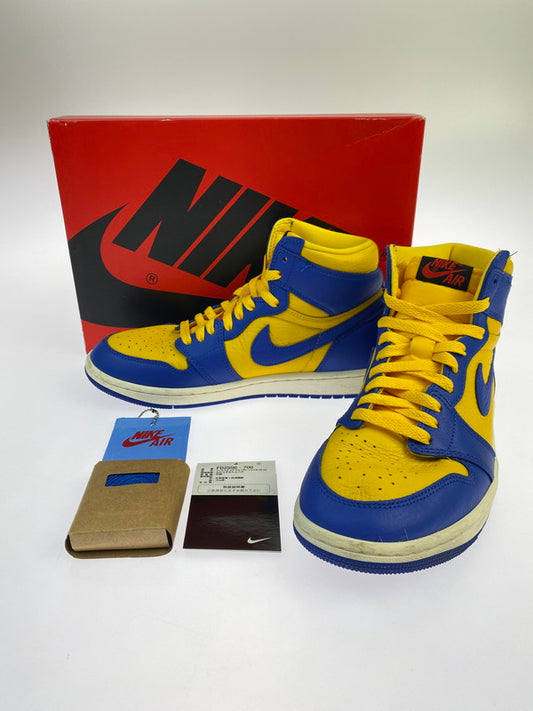 【中古品】【メンズ/レディース】 NIKE ナイキ FD2596-700 WOMEN'S AIR JORDAN 1 HIGH OG GAME ROYAL AND VARSITY MAIZE 靴 シューズ スニーカー 160-251005-AS-3-min サイズ：26.0cm カラー：VARSITY MAGE/GAME ROYAL-SAIL 万代Net店