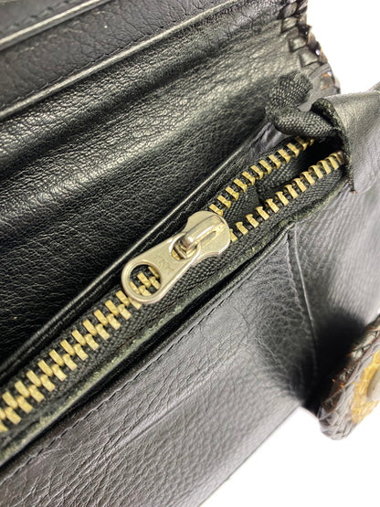 【中古品】【メンズ】 ALIF COLLECTION アリフコレクション PYTHON LONG WALLET ロングウォレット 長財布 201-251019-AS-15-min カラー：ベージュ系 万代Net店