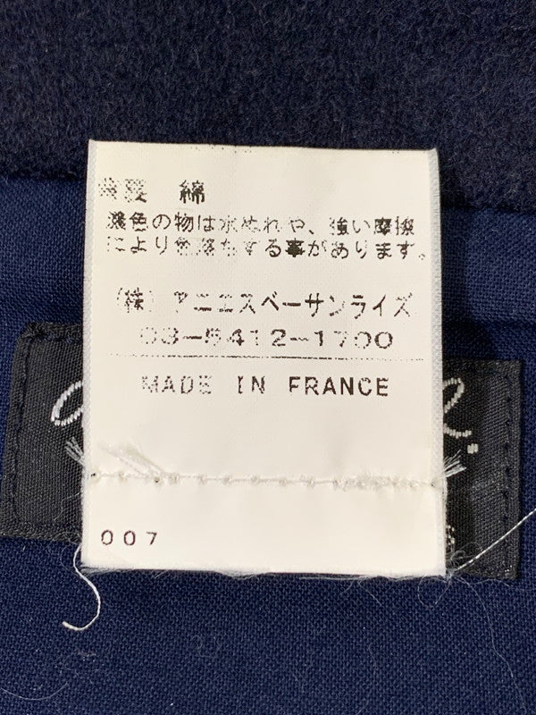 【中古品】【メンズ】 agnes b. アニエスベー 90S WOOL JACKET 90年代 ウール ジャケット メンズ アウター ブルゾン ヴィンテージ 141-251003-em-08-min サイズ：38 カラー：ネイビー 万代Net店