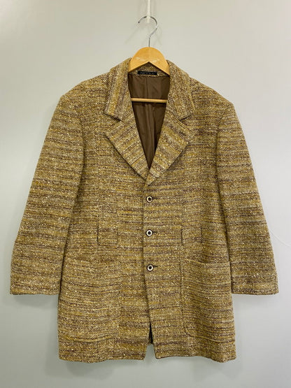 【中古品】【メンズ】 MONSIEUR NICOLE ムッシュニコル WOOL JACKET ウール ジャケット メンズ アウター ステンカラーコート 146-251216-em-09-min サイズ：50 カラー：イエロー系 万代Net店