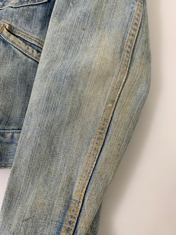 【中古品】【メンズ】 Wrangler ラングラー 70S DENIM JACKET 70年代 デニムジャケット ヴィンテージ メンズ アウター Gジャン 146-251003-em-20-min サイズ：38 カラー：インディゴブルー 万代Net店