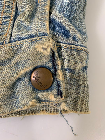 【中古品】【メンズ】 Wrangler ラングラー 70S DENIM JACKET 70年代 デニムジャケット ヴィンテージ メンズ アウター Gジャン 146-251003-em-20-min サイズ：38 カラー：インディゴブルー 万代Net店