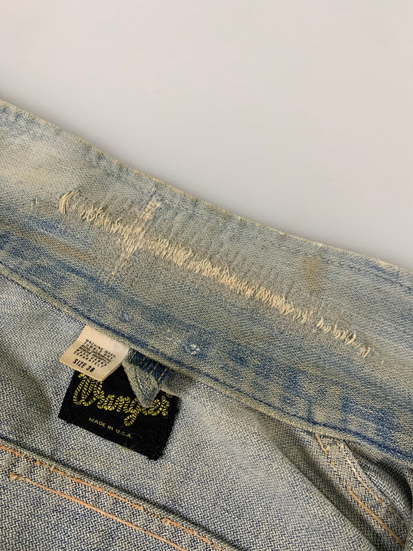 【中古品】【メンズ】 Wrangler ラングラー 70S DENIM JACKET 70年代 デニムジャケット ヴィンテージ メンズ アウター Gジャン 146-251003-em-20-min サイズ：38 カラー：インディゴブルー 万代Net店