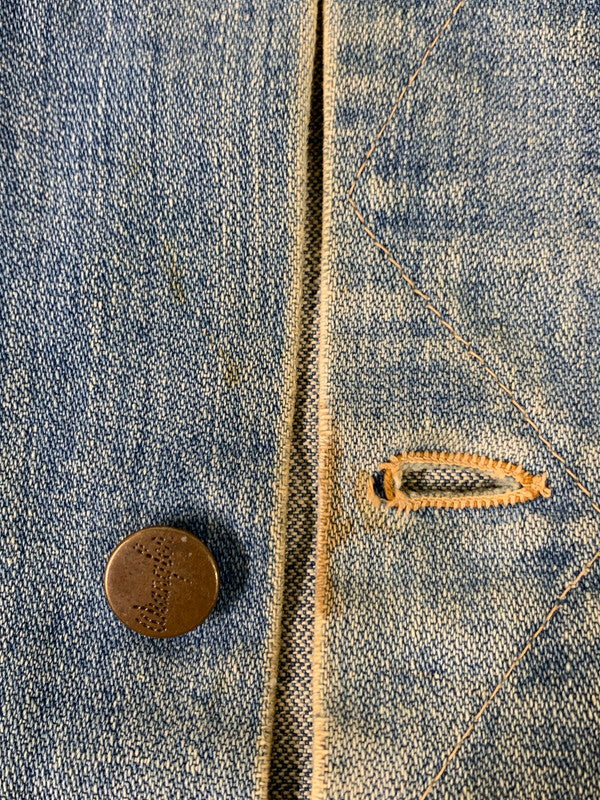 【中古品】【メンズ】 Wrangler ラングラー 70S DENIM JACKET 70年代 デニムジャケット ヴィンテージ メンズ アウター Gジャン 146-251003-em-20-min サイズ：38 カラー：インディゴブルー 万代Net店