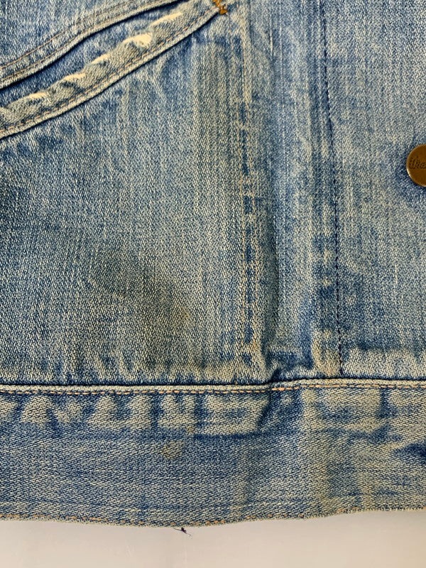 【中古品】【メンズ】 Wrangler ラングラー 70S DENIM JACKET 70年代 デニムジャケット ヴィンテージ メンズ アウター Gジャン 146-251003-em-20-min サイズ：38 カラー：インディゴブルー 万代Net店