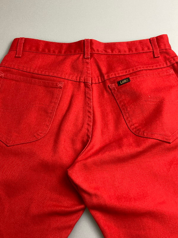 【中古品】【メンズ】 Lee リー 70-80S COTTON PANT コットンパンツ ボトムス 157-251018-ks-36-min サイズ：30×30 カラー：レッド 万代Net店
