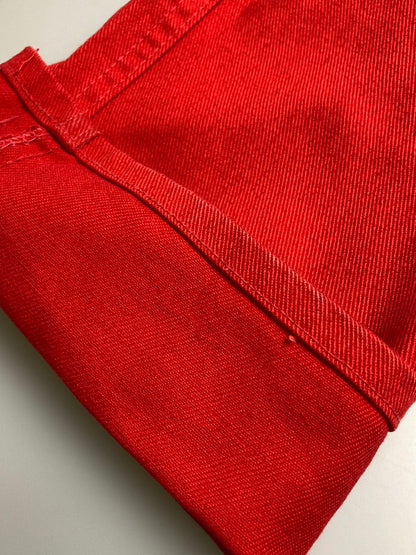 【中古品】【メンズ】 Lee リー 70-80S COTTON PANT コットンパンツ ボトムス 157-251018-ks-36-min サイズ：30×30 カラー：レッド 万代Net店