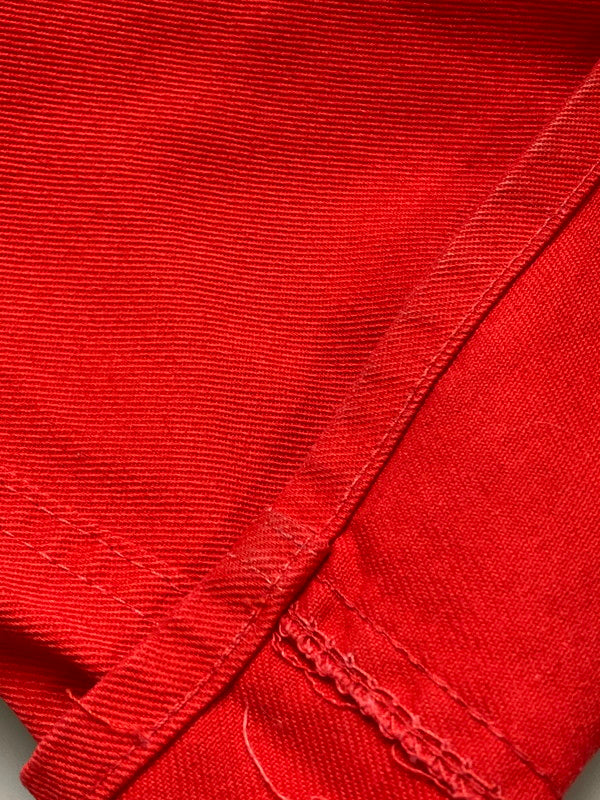 【中古品】【メンズ】 Lee リー 70-80S COTTON PANT コットンパンツ ボトムス 157-251018-ks-36-min サイズ：30×30 カラー：レッド 万代Net店