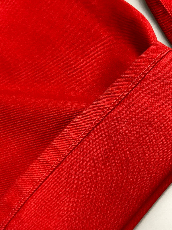 【中古品】【メンズ】 Lee リー 70-80S COTTON PANT コットンパンツ ボトムス 157-251018-ks-36-min サイズ：30×30 カラー：レッド 万代Net店