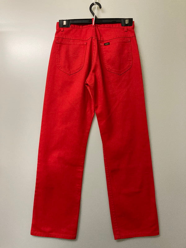 【中古品】【メンズ】 Lee リー 70-80S COTTON PANT コットンパンツ ボトムス 157-251018-ks-36-min サイズ：30×30 カラー：レッド 万代Net店
