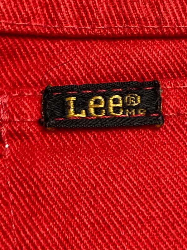 【中古品】【メンズ】 Lee リー 70-80S COTTON PANT コットンパンツ ボトムス 157-251018-ks-36-min サイズ：30×30 カラー：レッド 万代Net店
