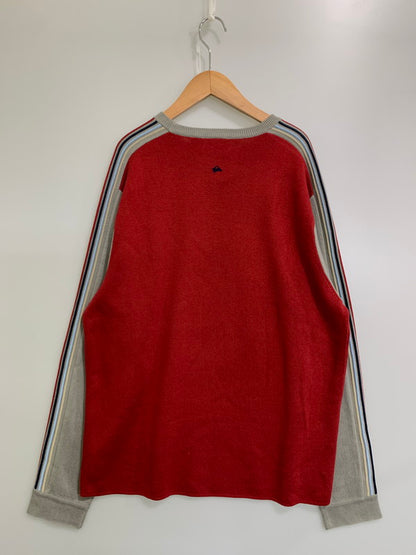 【中古品】【メンズ】 QUICKSILVER クイックシルバー 90S KNIT ニット トップス 146-251012-ks-34-min サイズ：L カラー：レッド系 万代Net店