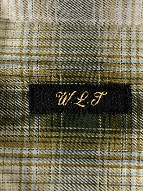 【中古品】【メンズ】 ADAM ET ROPE アダム エ ロペ DRAPE CHECK LS SHIRT GREEN WILD LIFE TAILOR GPG-44010-A 24SS ドレープ チェック 長袖 シャツ メンズ トップス オープンカラーシャツ 140-251003-em-04-min サイズ：L カラー：グリーン系 万代Net店