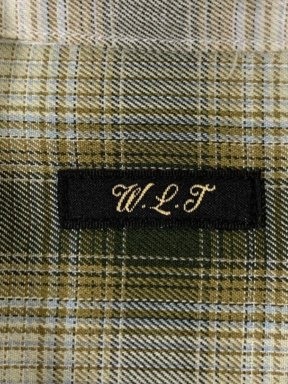 【中古品】【メンズ】 ADAM ET ROPE アダム エ ロペ DRAPE CHECK LS SHIRT GREEN WILD LIFE TAILOR GPG-44010-A 24SS ドレープ チェック 長袖 シャツ メンズ トップス オープンカラーシャツ 140-251003-em-04-min サイズ：L カラー：グリーン系 万代Net店