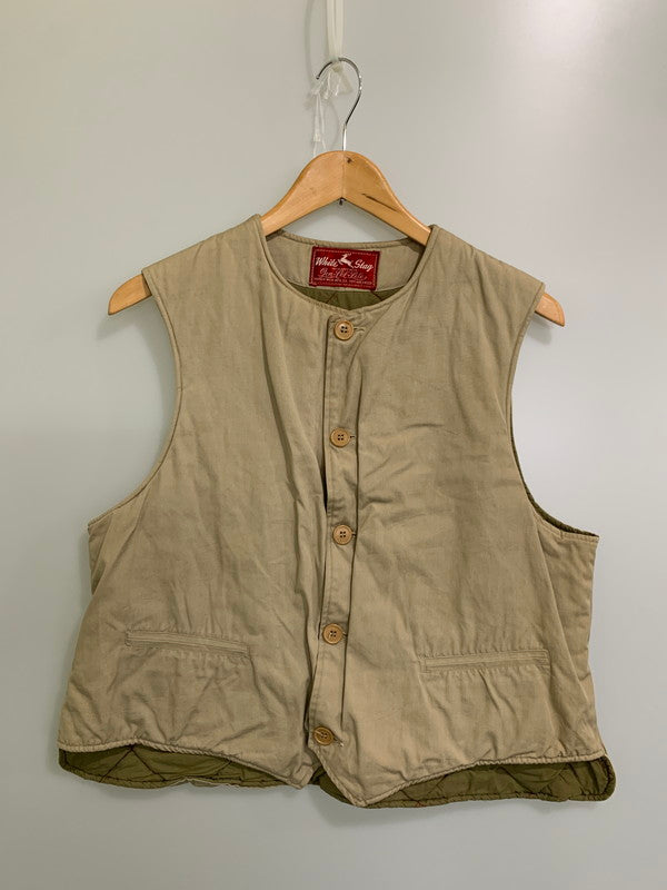 【中古品】【メンズ】 WHITE STAG ホワイトスタッグ 50-60's HUNTING VEST VINTAGE 50-60年代 ハンティングベスト トップス ヴィンテージ 赤タグ 146-251008-kk-39-min サイズ：表記無し 下記参照 カラー：ベージュ 万代Net店