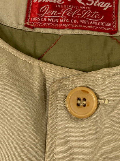 【中古品】【メンズ】 WHITE STAG ホワイトスタッグ 50-60's HUNTING VEST VINTAGE 50-60年代 ハンティングベスト トップス ヴィンテージ 赤タグ 146-251008-kk-39-min サイズ：表記無し 下記参照 カラー：ベージュ 万代Net店