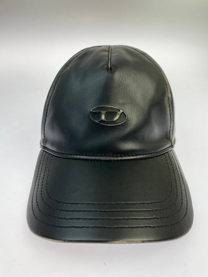 【中古美品】【メンズ/レディース】 DIESEL ディーゼル C-HEATHER A19449 0LHBE ベースボールキャップ 帽子 185-251008-kk-17-min サイズ：2 カラー：ブラック 万代Net店