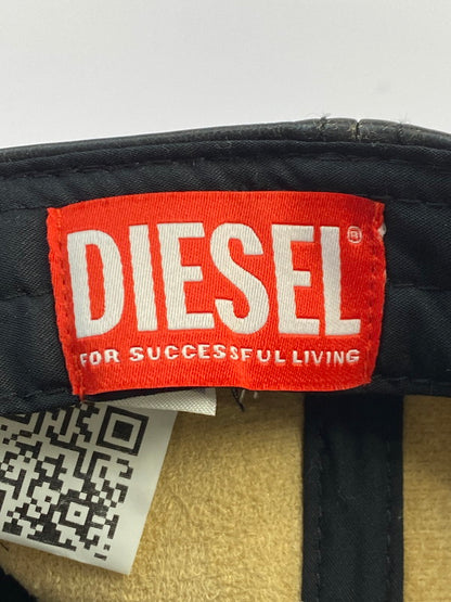 【中古美品】【メンズ/レディース】 DIESEL ディーゼル C-HEATHER A19449 0LHBE ベースボールキャップ 帽子 185-251008-kk-17-min サイズ：2 カラー：ブラック 万代Net店