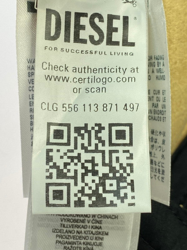【中古美品】【メンズ/レディース】 DIESEL ディーゼル C-HEATHER A19449 0LHBE ベースボールキャップ 帽子 185-251008-kk-17-min サイズ：2 カラー：ブラック 万代Net店