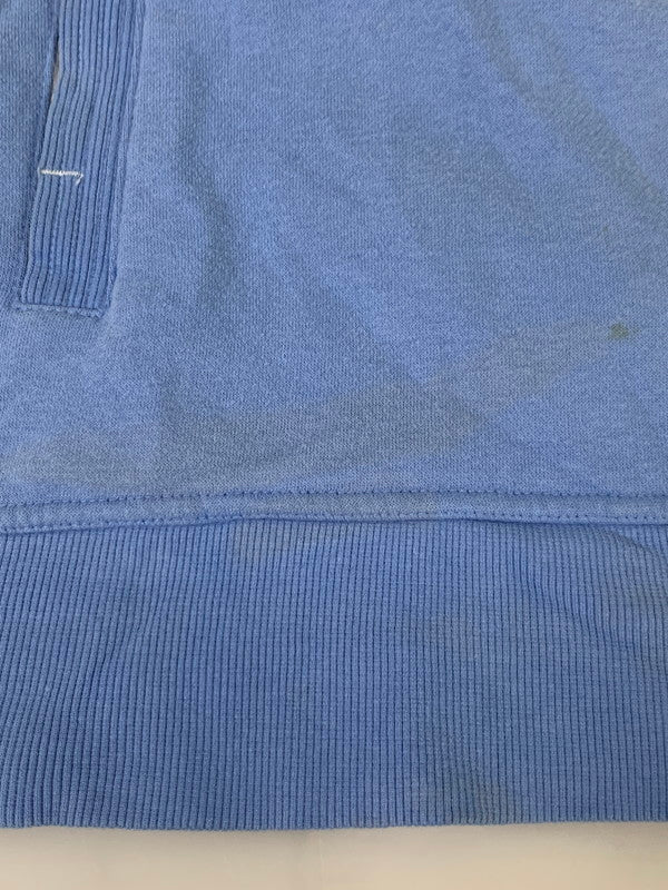 【中古品】【メンズ】 NIKE ナイキ NORTH CAROLINA HALF ZIP SWEAT 90S ノースカロライナ ハーフジップ スウェット メンズ トップス 長袖 ジャージ 148-251019-em-22-min サイズ：M カラー：ライトブルー 万代Net店