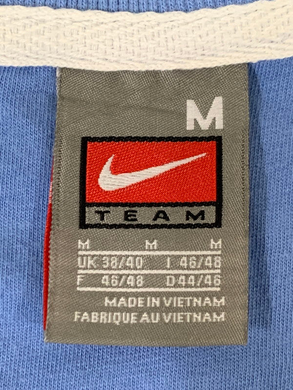 【中古品】【メンズ】 NIKE ナイキ NORTH CAROLINA HALF ZIP SWEAT 90S ノースカロライナ ハーフジップ スウェット メンズ トップス 長袖 ジャージ 148-251019-em-22-min サイズ：M カラー：ライトブルー 万代Net店