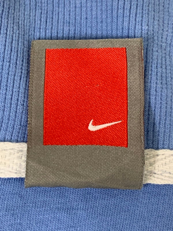 【中古品】【メンズ】 NIKE ナイキ NORTH CAROLINA HALF ZIP SWEAT 90S ノースカロライナ ハーフジップ スウェット メンズ トップス 長袖 ジャージ 148-251019-em-22-min サイズ：M カラー：ライトブルー 万代Net店