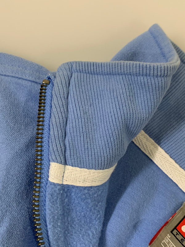 【中古品】【メンズ】 NIKE ナイキ NORTH CAROLINA HALF ZIP SWEAT 90S ノースカロライナ ハーフジップ スウェット メンズ トップス 長袖 ジャージ 148-251019-em-22-min サイズ：M カラー：ライトブルー 万代Net店
