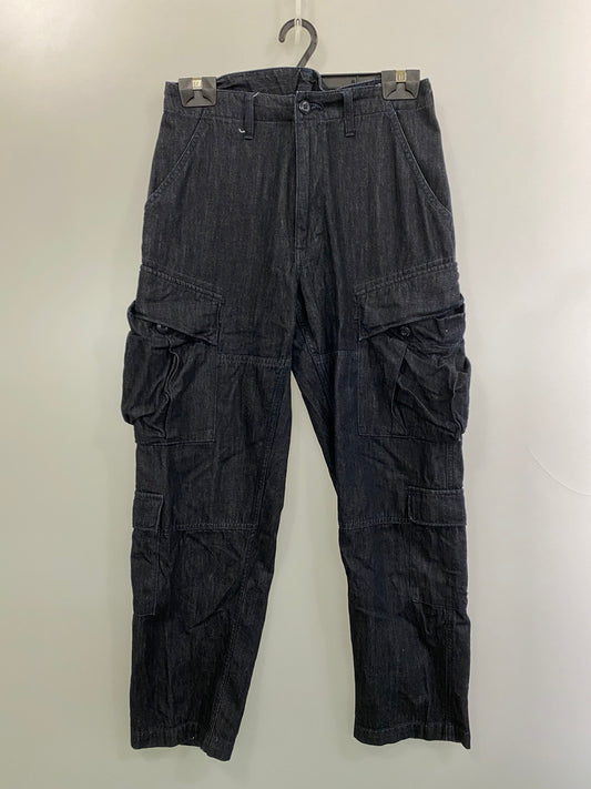 【中古品】【メンズ】 ALPHA アルファ INDUSTRIES コンバット カーゴパンツ TB1058-400 メンズ ボトムス コットンリップストップ 156-251029-em-28-min サイズ：S カラー：インディゴブルー 万代Net店