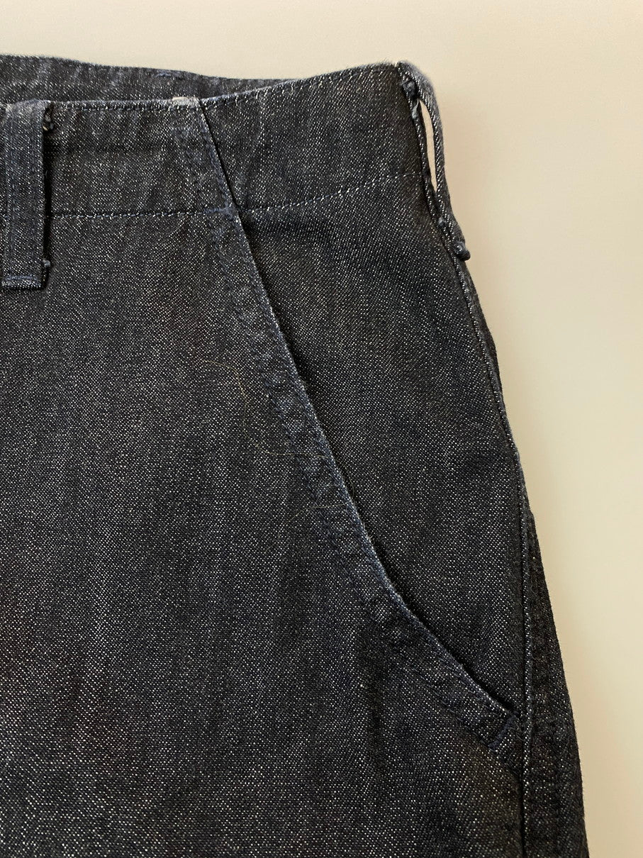 【中古品】【メンズ】 ALPHA アルファ INDUSTRIES コンバット カーゴパンツ TB1058-400 メンズ ボトムス コットンリップストップ 156-251029-em-28-min サイズ：S カラー：インディゴブルー 万代Net店