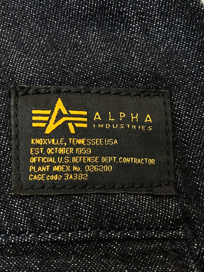 【中古品】【メンズ】 ALPHA アルファ INDUSTRIES コンバット カーゴパンツ TB1058-400 メンズ ボトムス コットンリップストップ 156-251029-em-28-min サイズ：S カラー：インディゴブルー 万代Net店