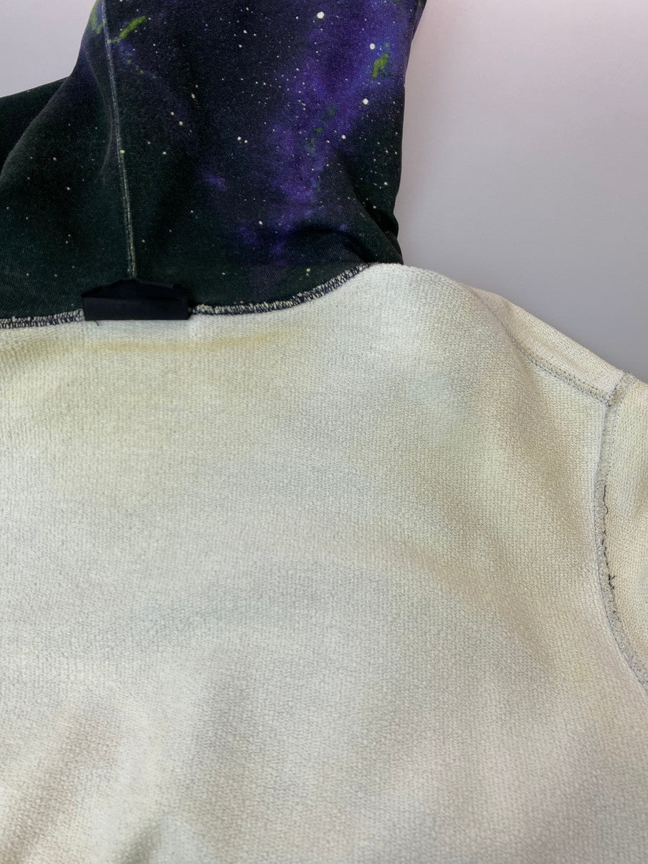 【中古品】【メンズ】 Supreme シュプリーム × UNDERCOVER アンダーカバー 別注 コラボ 18SS PUBLIC ENEMY HOODED SWEAT SHIRT パブリックエネミー フーデッドスウェットシャツ トップス プルオーバーパーカー 149-251008-kk-51-min サイズ：L カラー：マルチカラー 万代Net店