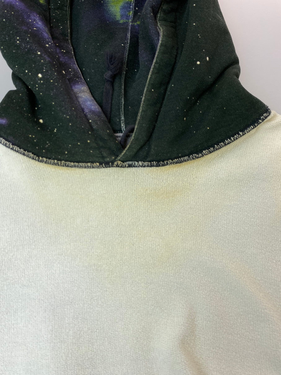 【中古品】【メンズ】 Supreme シュプリーム × UNDERCOVER アンダーカバー 別注 コラボ 18SS PUBLIC ENEMY HOODED SWEAT SHIRT パブリックエネミー フーデッドスウェットシャツ トップス プルオーバーパーカー 149-251008-kk-51-min サイズ：L カラー：マルチカラー 万代Net店
