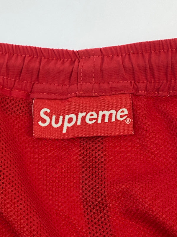 【現状渡し品】【メンズ】 SUPREME シュプリーム 19SS LOGO APPLIQUE WATER SHORTS ロゴアップリケウォーター ショーツ 149-260805-zi-17-min サイズ：M カラー：レッド 万代Net店