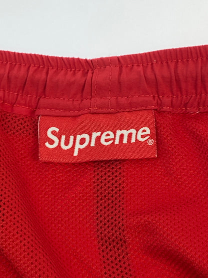 【現状渡し品】【メンズ】 SUPREME シュプリーム 19SS LOGO APPLIQUE WATER SHORTS ロゴアップリケウォーター ショーツ 149-260805-zi-17-min サイズ：M カラー：レッド 万代Net店