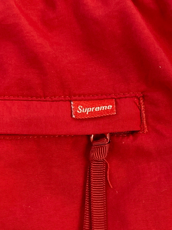 【現状渡し品】【メンズ】 SUPREME シュプリーム 19SS LOGO APPLIQUE WATER SHORTS ロゴアップリケウォーター ショーツ 149-260805-zi-17-min サイズ：M カラー：レッド 万代Net店
