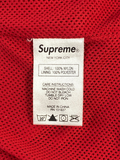 【現状渡し品】【メンズ】 SUPREME シュプリーム 19SS LOGO APPLIQUE WATER SHORTS ロゴアップリケウォーター ショーツ 149-260805-zi-17-min サイズ：M カラー：レッド 万代Net店