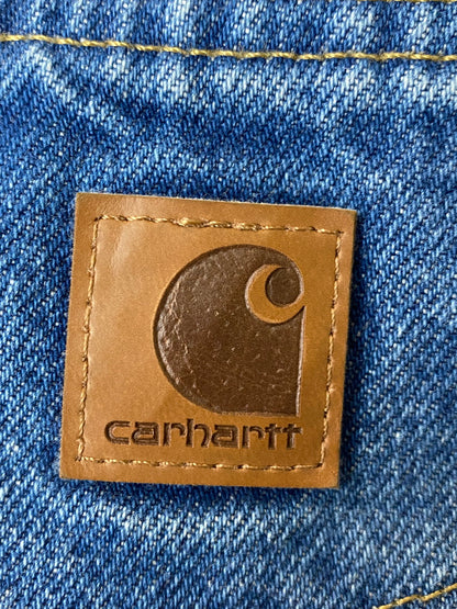 【中古品】【メンズ】 Carhartt カーハート RELAXED FIT TAPERED LEG JEAN B17-DST リラックス フィット テーパード レッグ ジーンズ メンズ ボトムス 158-251029-em-38-min サイズ：48×28 カラー：インディゴブルー 万代Net店