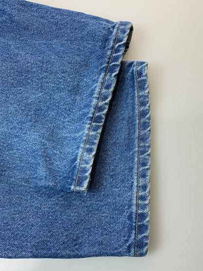 【中古品】【メンズ】 Carhartt カーハート RELAXED FIT TAPERED LEG JEAN B17-DST リラックス フィット テーパード レッグ ジーンズ メンズ ボトムス 158-251029-em-38-min サイズ：48×28 カラー：インディゴブルー 万代Net店