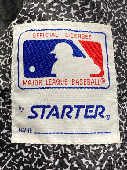 【中古品】【メンズ】 MLB by STARTER メジャーリーグベースボール バイ スターター 90's CHICAGO WHITE SOX NYLON HOODED JACKET 90年代 シカゴホワイトソックス ナイロンフーデッドジャケット アウター 146-251021-kk-16-min サイズ：L カラー：ブラック 万代Net店