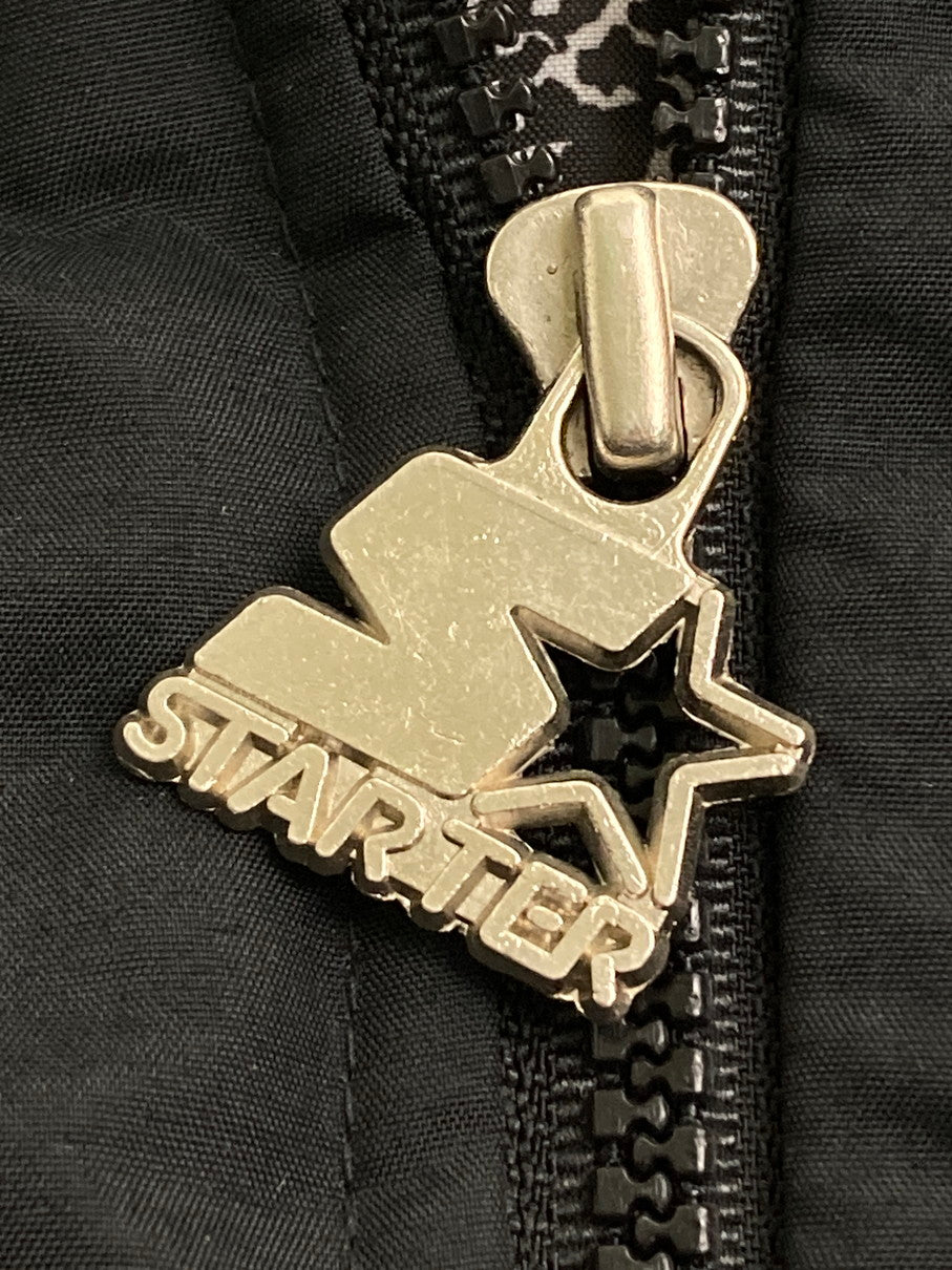 【中古品】【メンズ】 MLB by STARTER メジャーリーグベースボール バイ スターター 90's CHICAGO WHITE SOX NYLON HOODED JACKET 90年代 シカゴホワイトソックス ナイロンフーデッドジャケット アウター 146-251021-kk-16-min サイズ：L カラー：ブラック 万代Net店
